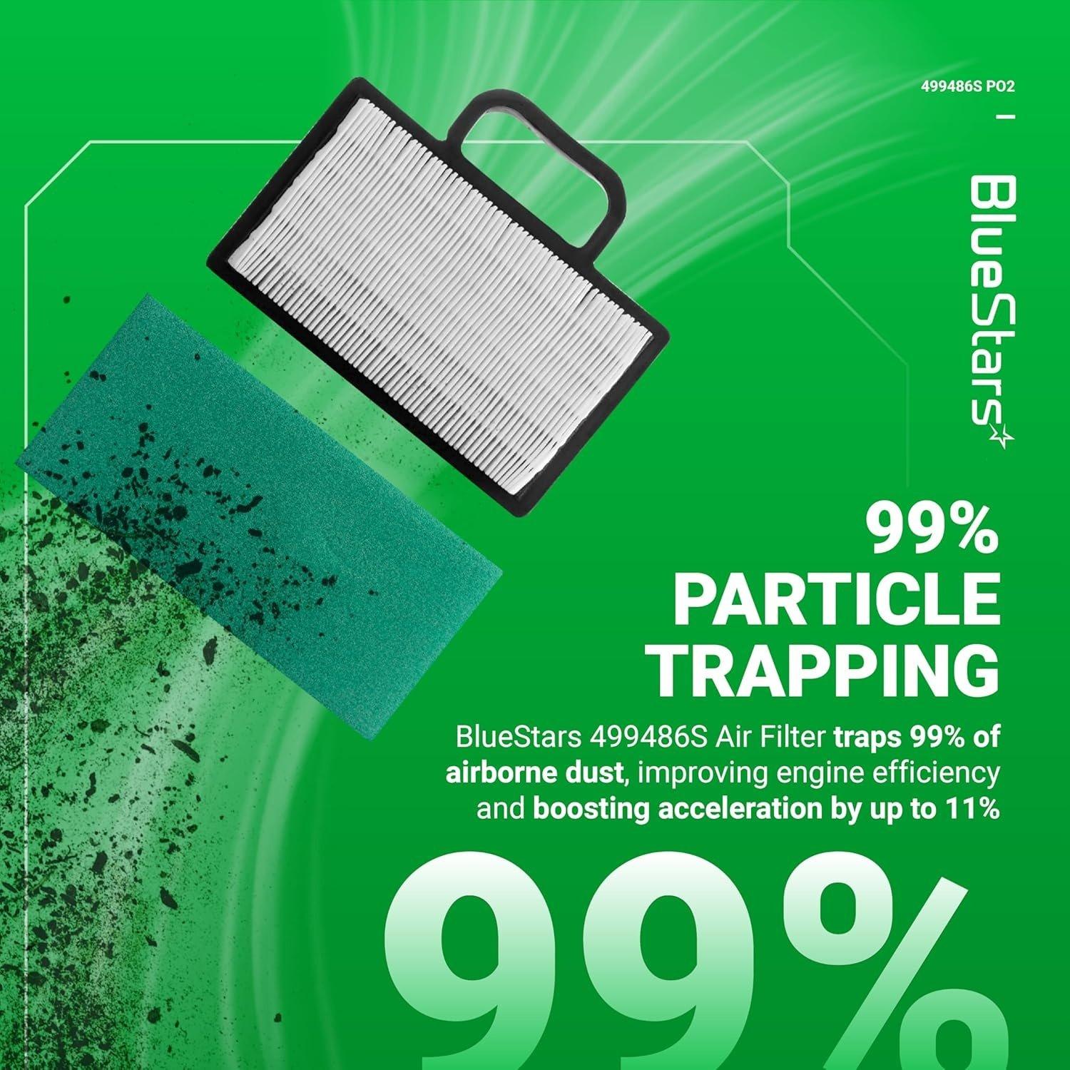 [Lifetime Warranty] 499486S 698754 Air Filter 273638 273638S Pre Filter - Pack of 2 image 3