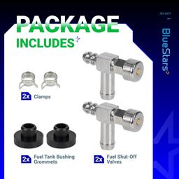 [Lifetime Warranty] Pack of 2 951-0171 751-0171 Fuel Shut Off Valve 735-0149 935-0149 Fuel Tank Bushing thumbnail 1