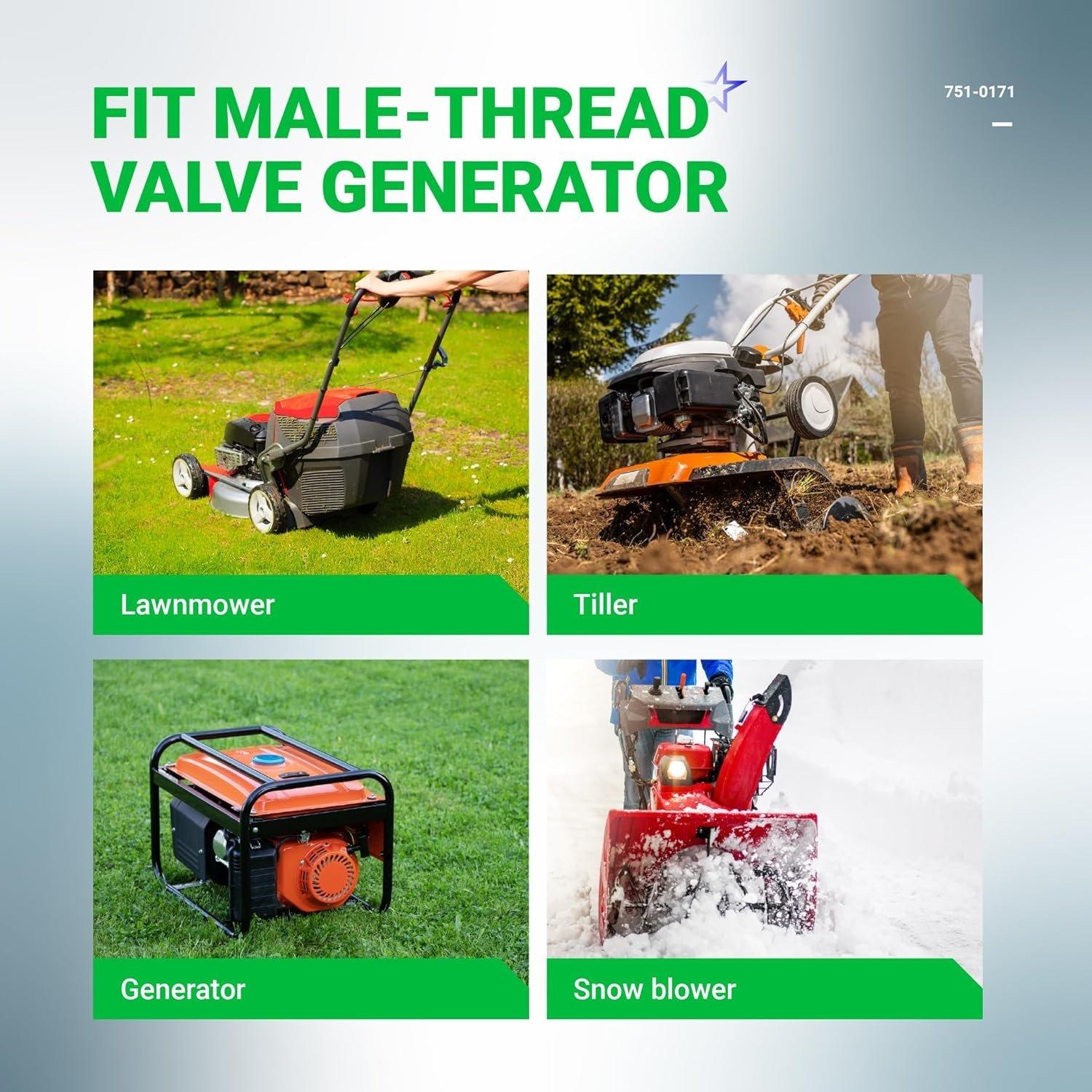 [Lifetime Warranty] Pack of 2 951-0171 751-0171 Fuel Shut Off Valve 735-0149 935-0149 Fuel Tank Bushing image 7