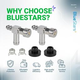 [Lifetime Warranty] Pack of 2 951-0171 751-0171 Fuel Shut Off Valve 735-0149 935-0149 Fuel Tank Bushing thumbnail 8