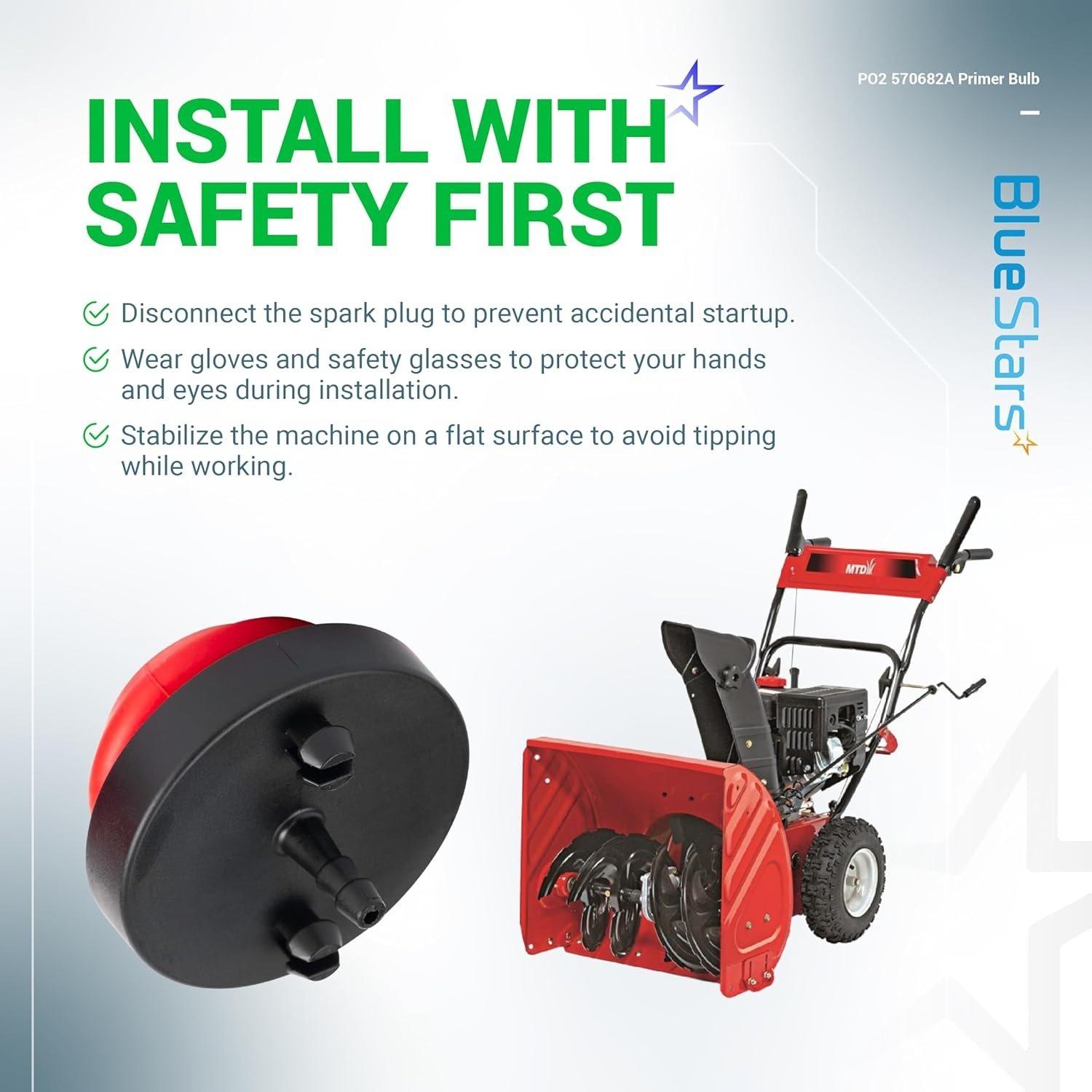 [Lifetime Warranty] 570682A 951-10639A Primer Bulb with Fuel Line - Pack of 2 image 8