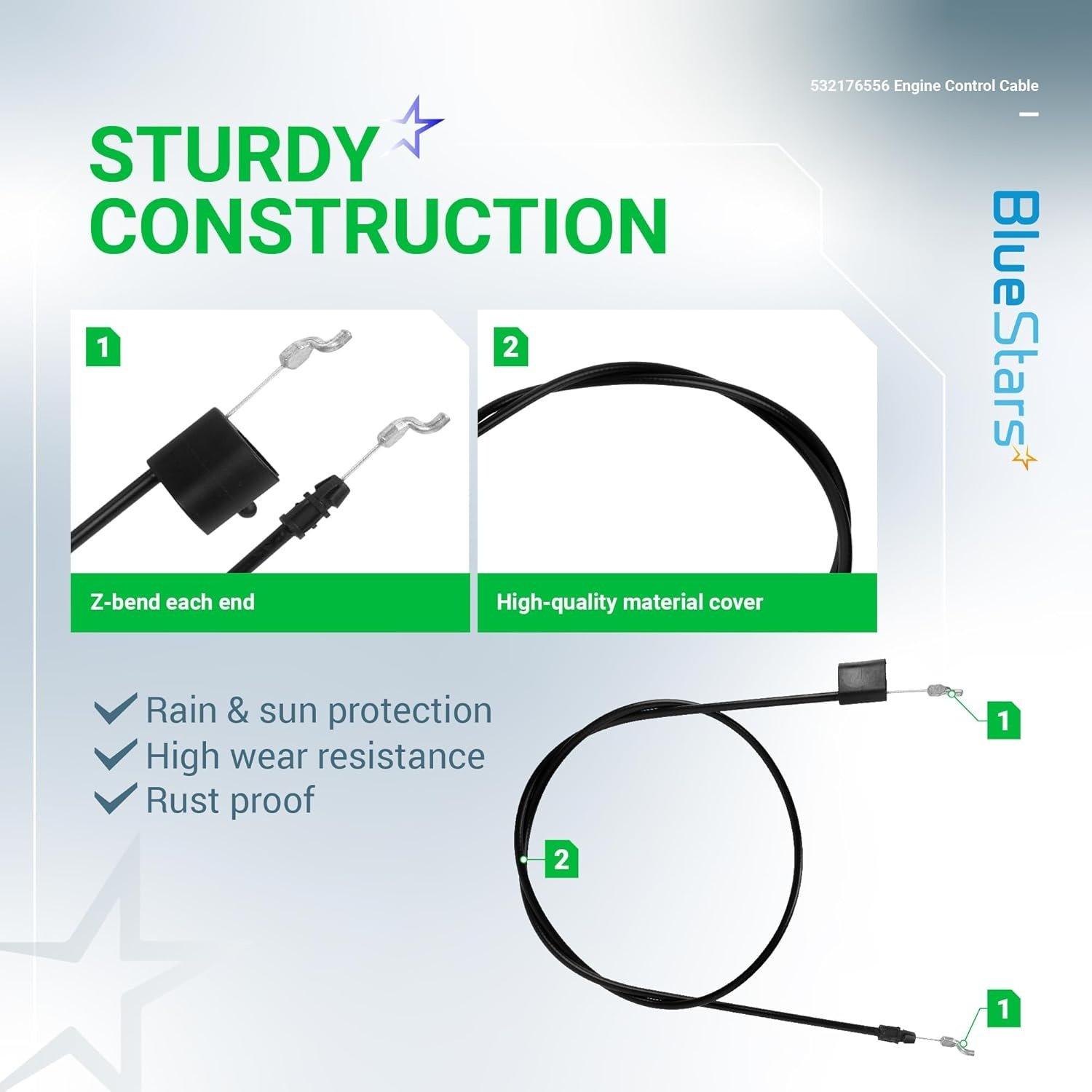 532176556 176556 Engine Control Cable image 6