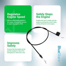 532176556 176556 Engine Control Cable thumbnail 1