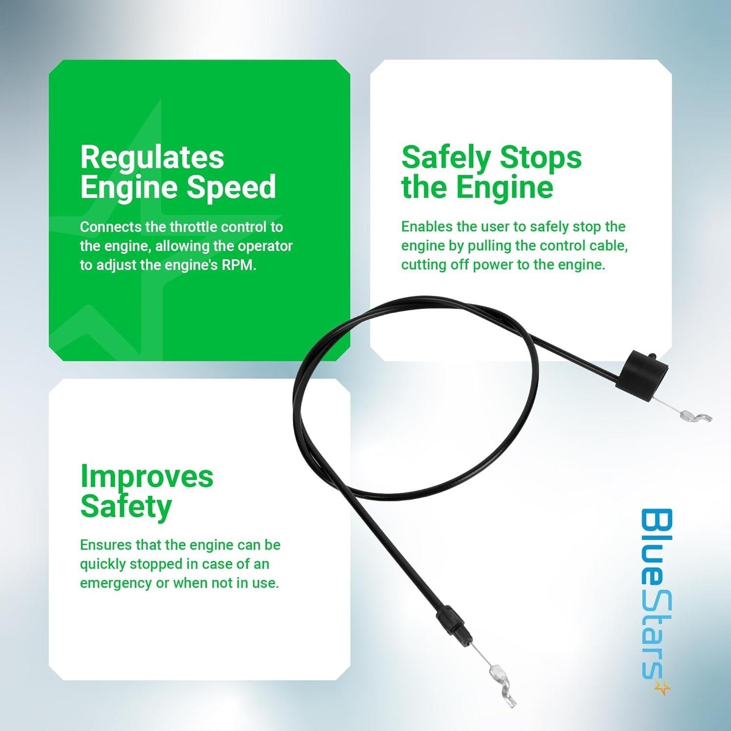 532176556 176556 Engine Control Cable image 1