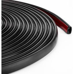 [Lifetime Warranty] Weather Stripping Soundproof Door Seal Strip D-Shaped (Style #2) 0.35""W 20FT thumbnail 0