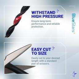 [Lifetime Warranty] Weather Stripping Soundproof Door Seal Strip D-Shaped (Style #2) 0.35""W 20FT thumbnail 6