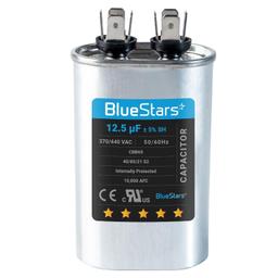 [Lifetime Warranty] 12.5 uF MFD ±5% 370/440 VAC CBB65 Oval Run Start Capacitor - Fits Condenser, Heat Pump - Replaces 97F9003 thumbnail 0