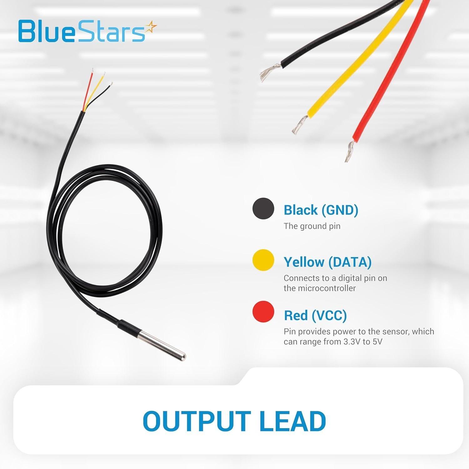 DS18B20 1-Wire Temperature Sensor - Pack of 5 image 4