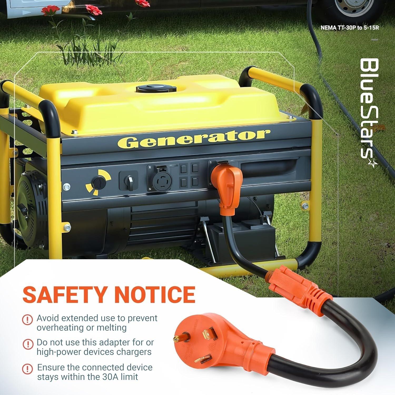 [Lifetime Warranty] TT-30P to 5-15R Adapter Cord image 6