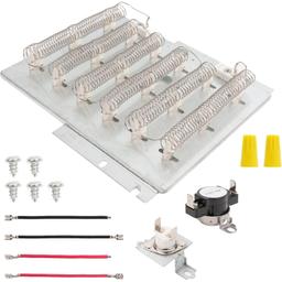 [Lifetime Warranty] ADE3LRGS171TW01 ADE3SRGS175TW01 ADE3SRGS173TW01 ADE4BRGS176TW01 ADE9RYS177TW01 Dryer Heating Element Kit for Speed Queen - Replaces 503978 964P3 61927 2304695, Include Thermal Fuse thumbnail 0