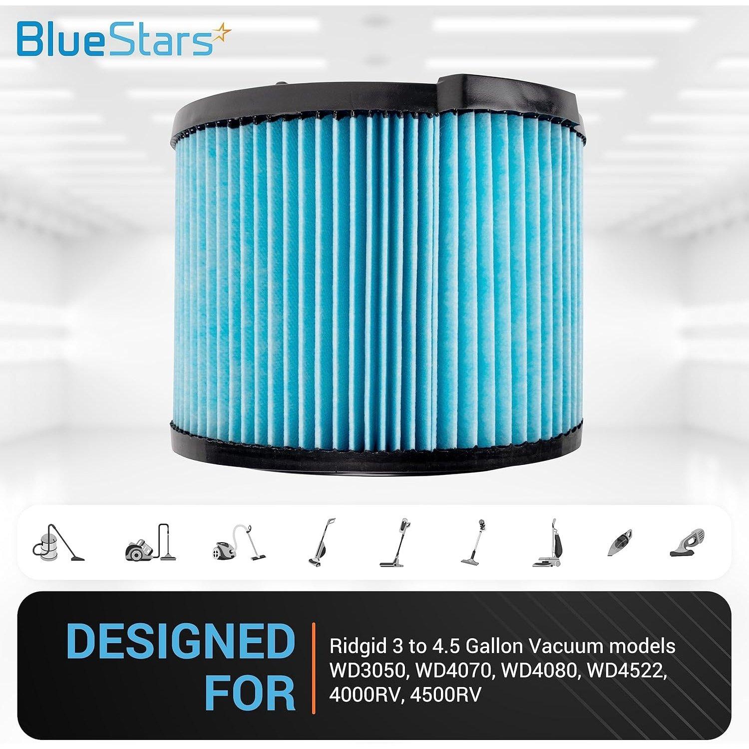 [Lifetime Warranty] VF3500 3-Layer Replacement Filter for Ridgid VF3500 3-4.5 Gallon Wet Dry Vacuum WD3050, WD4070, WD4080, WD4522, 4000RV, 4500RV - Pack of 2 image 1
