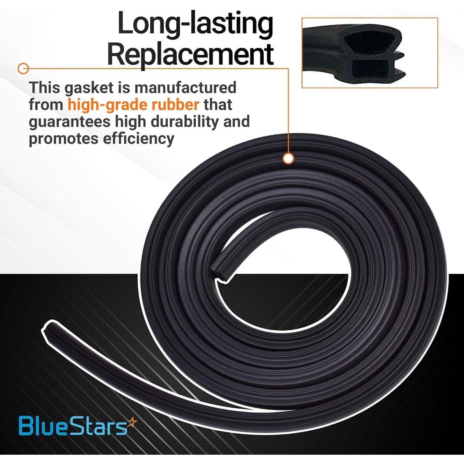 [Lifetime Warranty] W10509257 Dishwasher Door Gasket - Compatible with Whirlpool Kenmore Dishwashers - Replaces W10082795 3368994 3376927 WPW10509257 AP6022476 PS11755809 image 4