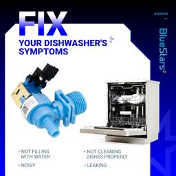 [Lifetime Warranty] W10327249 W11175771 W10195047 W10327250 W10872255 W11130744 Dishwasher Water Inlet Valve Replacement - For Whirlpool Kenmore 665 662 Dishwashers - Replaces W10316814 W11130743 thumbnail 5