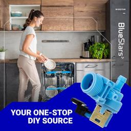 [Lifetime Warranty] W10327249 W11175771 W10195047 W10327250 W10872255 W11130744 Dishwasher Water Inlet Valve Replacement - For Whirlpool Kenmore 665 662 Dishwashers - Replaces W10316814 W11130743 thumbnail 4