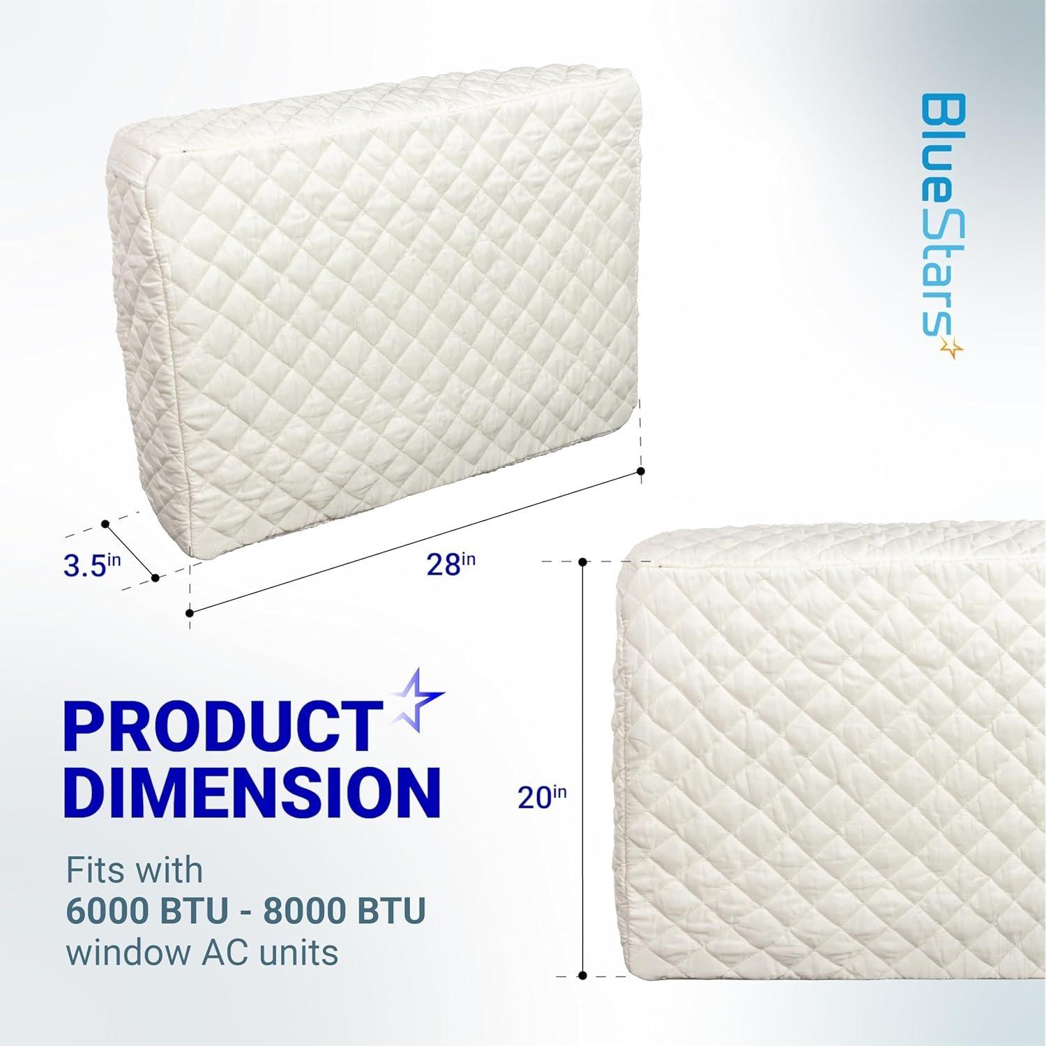 28" x 20" x 3.5" Window Air Conditioner Cover Indoor - White image 5
