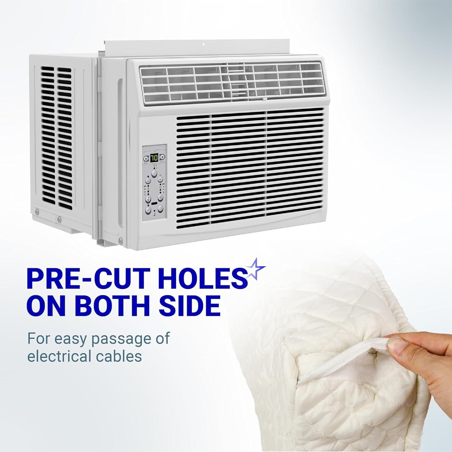 28" x 20" x 3.5" Window Air Conditioner Cover Indoor - White image 4