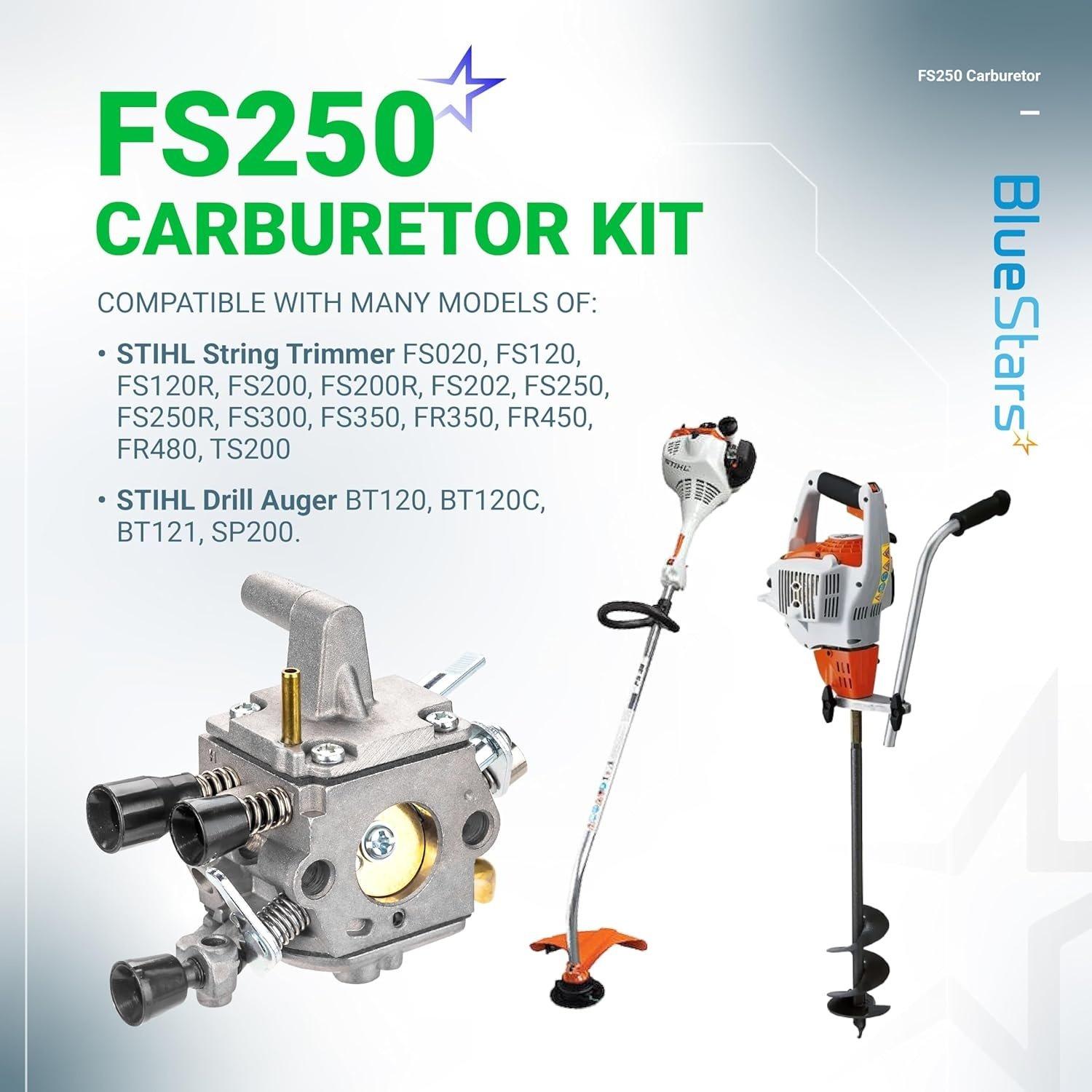 [Lifetime Warranty] FS250 Carburetor - Replaces 4134 120 0603 image 2