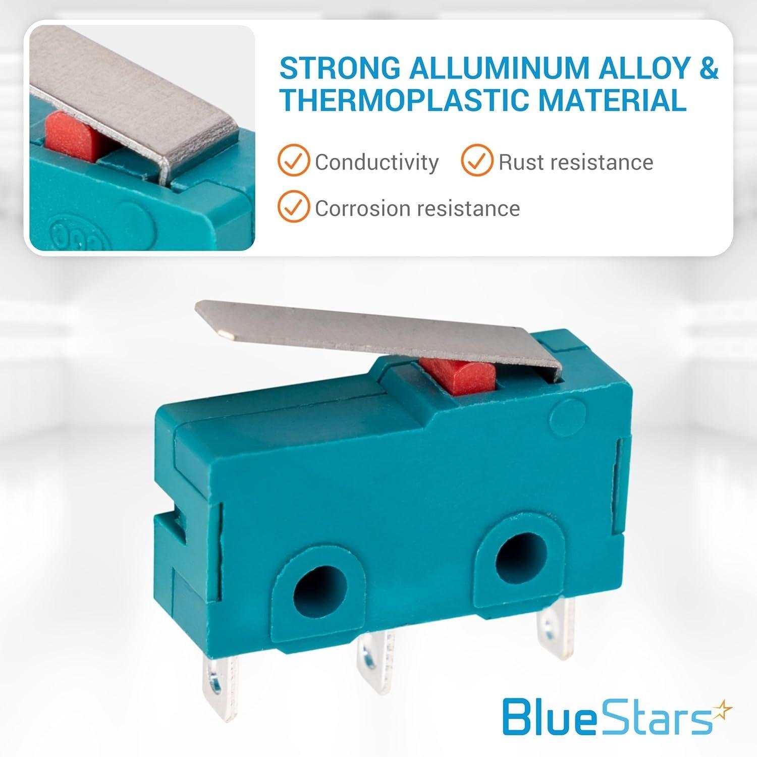 Pack of 10 KW4-3Z-3 Micro Limit Switch Lever Arm 28mm Long with 3 Terminals 250VAC/125VDC 5A image 3