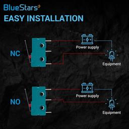 Pack of 10 KW4-3Z-3 Micro Limit Switch Lever Arm 28mm Long with 3 Terminals 250VAC/125VDC 5A thumbnail 4