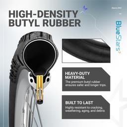 [Lifetime Warranty] 20x4.0 Bike Inner Tubes - Schrader Valve, Butyl Rubber - Pack of 2 thumbnail 4