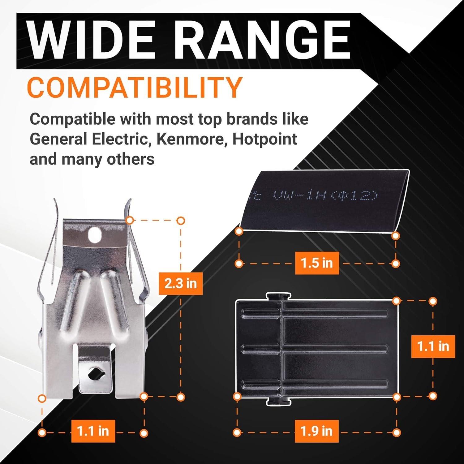 [Lifetime Warranty] WB17T10006 Range Surface Burner Terminal Block Kit - Pack of 2 image 1