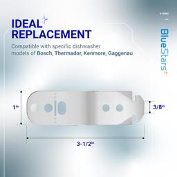 [Lifetime Warranty] 619985 Dishwasher Countertop Bracket with Screws - Compatible with Bosch Dishwashers - Replaces AP4538351, 00605007, 00628371, 605007, 619985, 628371, 00619985 - Pack of 2 thumbnail 5