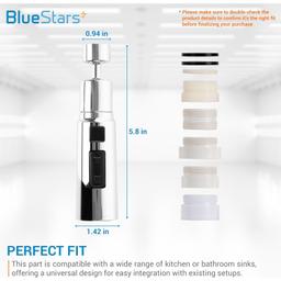 Pull Down Kitchen Sink Sprayer Head 3-Function thumbnail 5