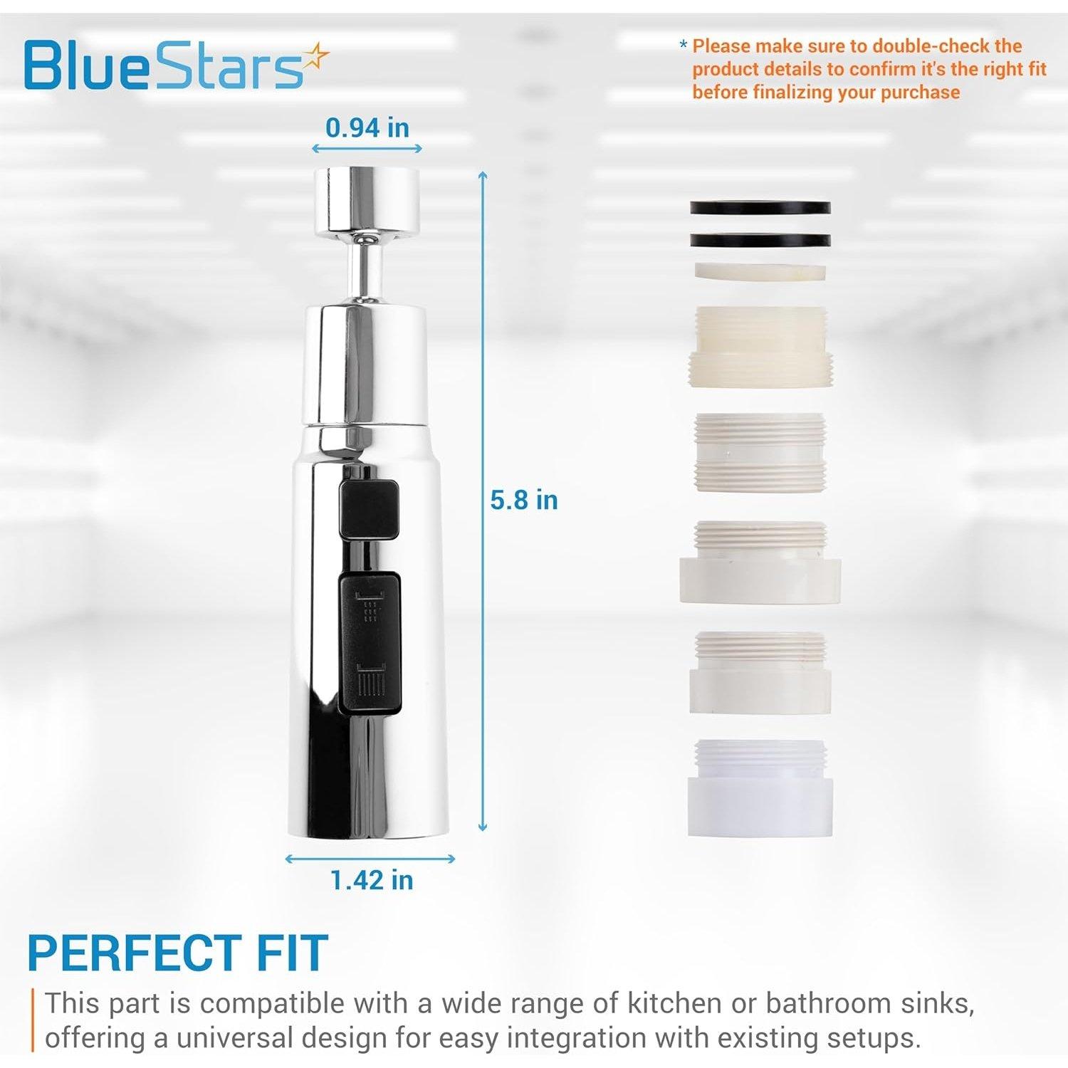 Pull Down Kitchen Sink Sprayer Head 3-Function image 5