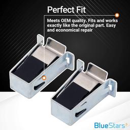 [Lifetime Warranty] W10111905 Dryer Door Catch Replacement - Compatible with Whirlpool & Kenmore Dryers - Replaces AP4364920 PS2341298 8572982 - Pack of 4 thumbnail 2