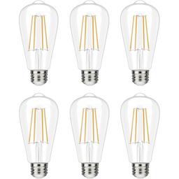 [Lifetime Warranty] Vintage ST58 ST19 LED Filament E26 Medium Base Edison Light Bulbs thumbnail 0