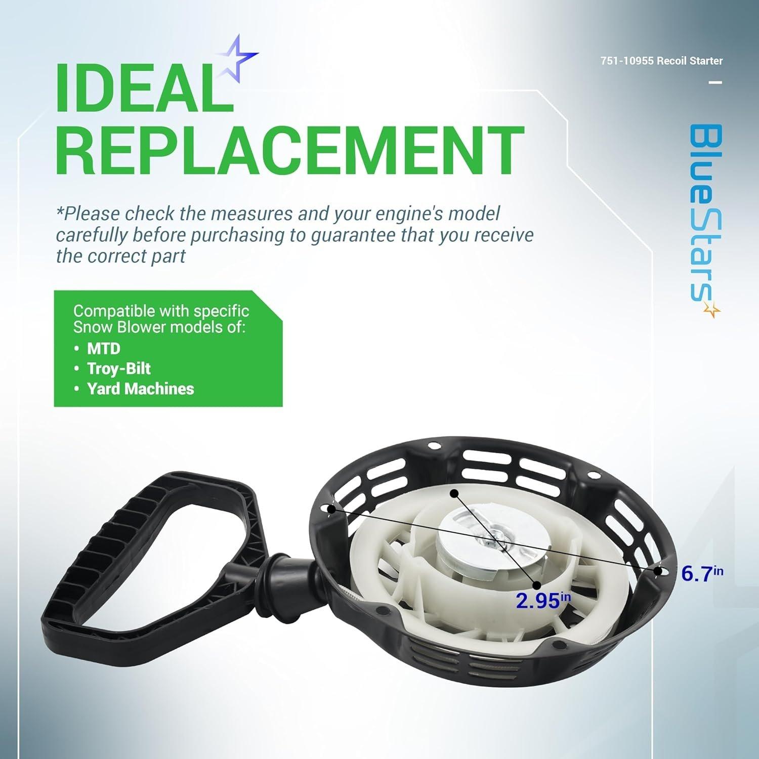 751-10955 951-10955 Recoil Starter Assembly Part MTD image 7