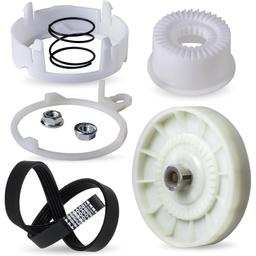 [Lifetime Warranty] W10721967 Washer Pulley Clutch Kit & W10006384 Drive Belt - Compatible with Whirlpool Kenmore Maytag - Replaces W10006356 W10006354 PS10057144 W10326374 WTW5000DW1 MVWX655DW1 thumbnail 0