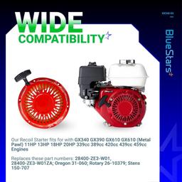 [Lifetime Warranty] GX340 GX390 Recoil Starter Pull Start thumbnail 3