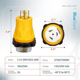 [Lifetime Warranty] L14-30P to SS2-50R Adapter thumbnail 8