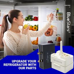 [Lifetime Warranty] W10613606 Refrigerator Compressor Start Relay and Capacitor - Compatible with Whirlpool KitchenAid Kenmore Refrigerators - Replaces W10416065 PS8746522 67003186 - Pack of 2 thumbnail 5