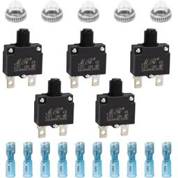 [Lifetime Warranty] 12Amp Thermal Circuit Breaker 125/250V AC 32V DC - Pack of 5 thumbnail 0