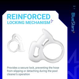 [Lifetime Warranty] B15 Sweep Hose Attachment Clamp Clasp - Pack of 6 thumbnail 1