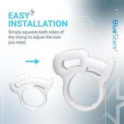 [Lifetime Warranty] B15 Sweep Hose Attachment Clamp Clasp - Pack of 6 thumbnail 2