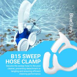 [Lifetime Warranty] B15 Sweep Hose Attachment Clamp Clasp - Pack of 6 thumbnail 4
