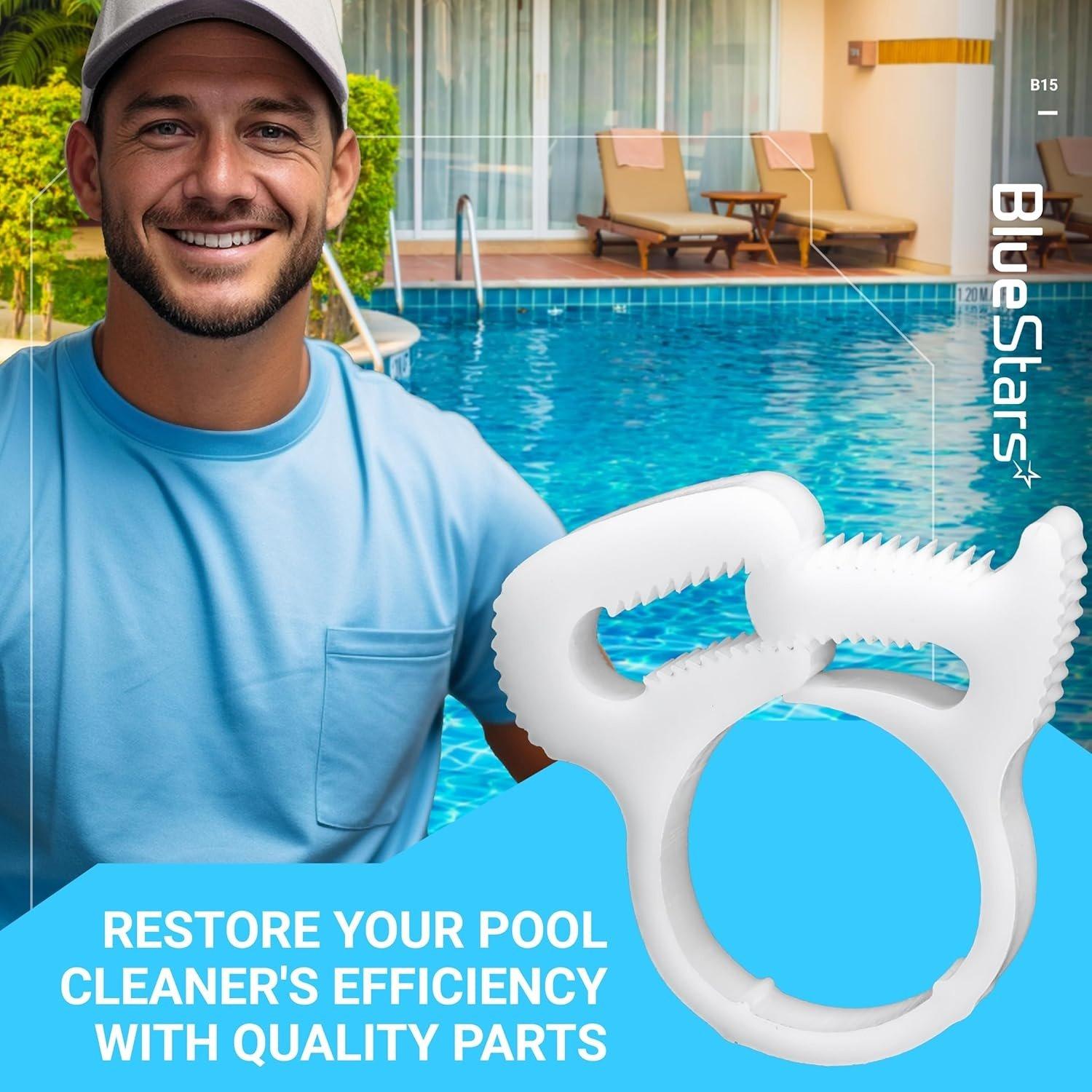 [Lifetime Warranty] B15 Sweep Hose Attachment Clamp Clasp - Pack of 6 image 3