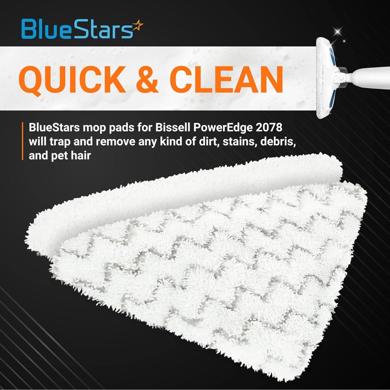 6 Packs Microfiber Steam Mop Pads image 1