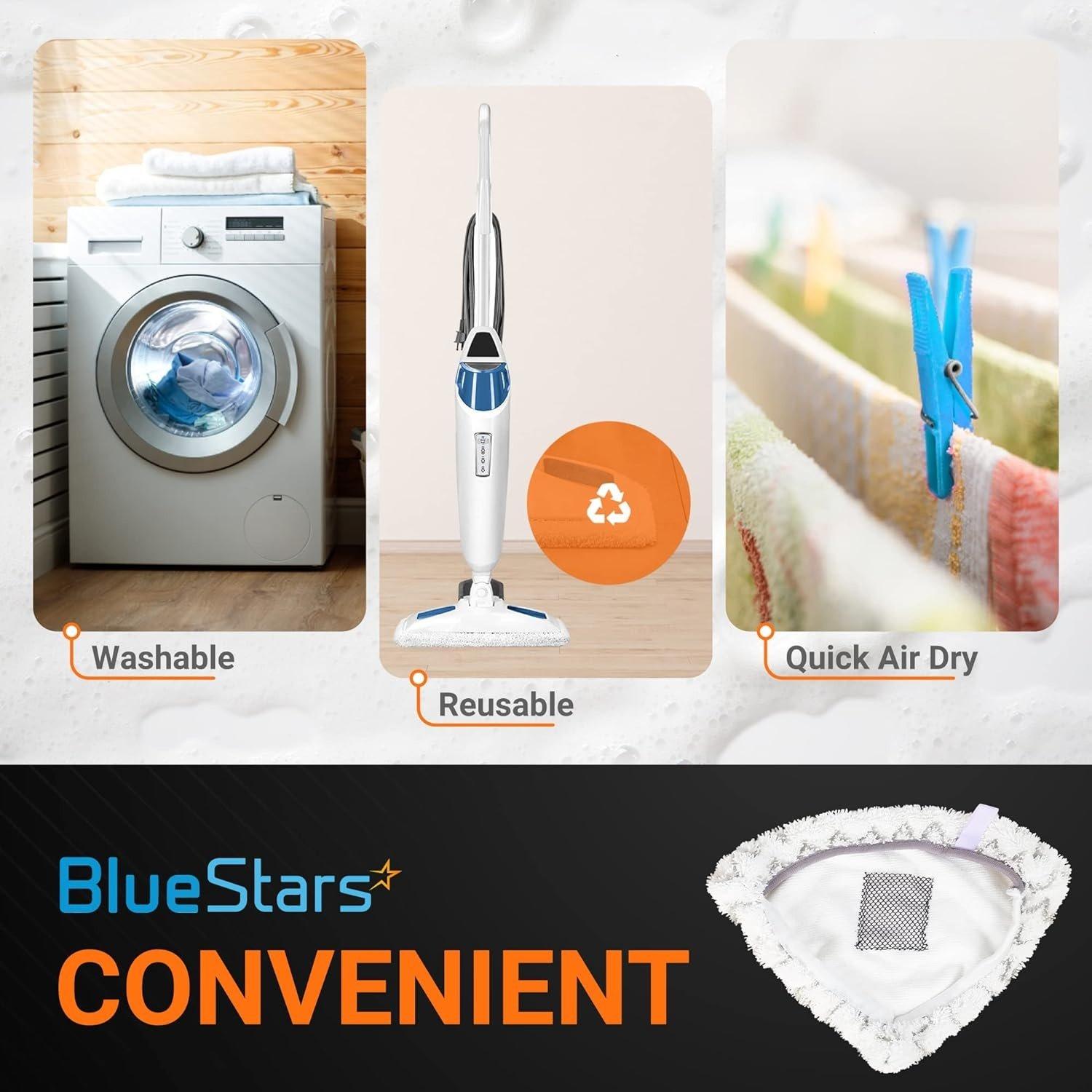 6 Packs Microfiber Steam Mop Pads image 4