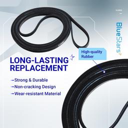 [Lifetime Warranty] WPY312959 (Y312959 312959) Dryer Belt - Compatible with Whirlpool Maytag Dryer Belt - Replaces 3-12959, 3-14774, LB234, 6-3129590, 314774, 314774 WPY, WPY312959VP thumbnail 5