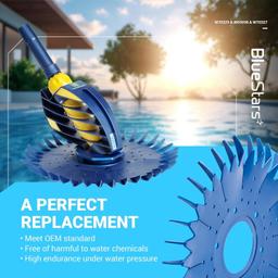 Pool Cleaner W70329 Finned Disc & W69698 Diaphragm & W70327 Foot Pad Kit thumbnail 7