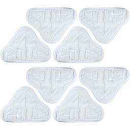 [Lifetime Warranty] Microfiber Steam Mop Pads Replacement â€“ Compatible with H2O H20 Steam Mop X5 Steam Cleaners - Pack of 8 thumbnail 0