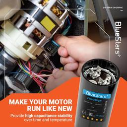 [Lifetime Warranty] 216-259 uF MFD 220-250 VAC 50/60 Hz SC0080 CD60 Round Motor Start Capacitor - Fits AC Motor Run, Fan Start, Heat Pump thumbnail 10