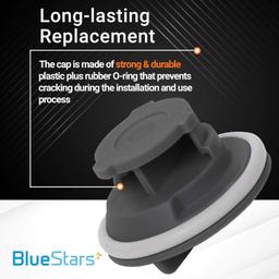 [Lifetime Warranty] 8564929 Dishwasher Rinse Aid Cap - Compatible with Whirlpool Jenn-Air KitchenAid Dishwashers - Replaces WP8564929 PS982160 AP3866312 AP3866312 thumbnail 1