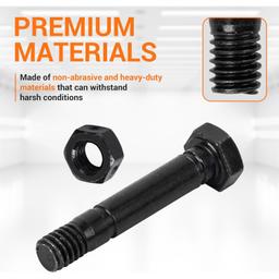 52100100 Snow Blower Shear Pins and Nuts thumbnail 2
