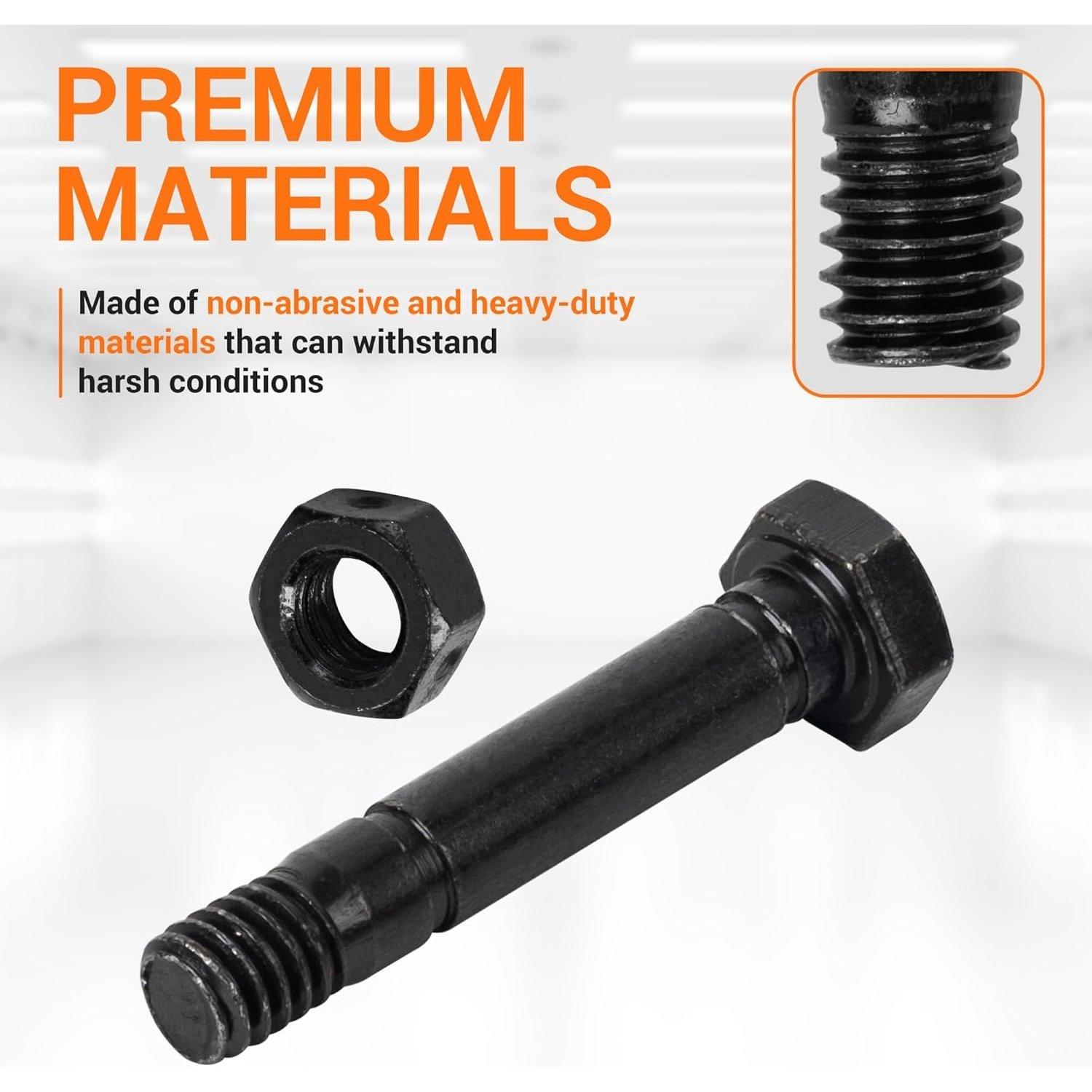 52100100 Snow Blower Shear Pins and Nuts image 2