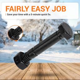 52100100 Snow Blower Shear Pins and Nuts thumbnail 6
